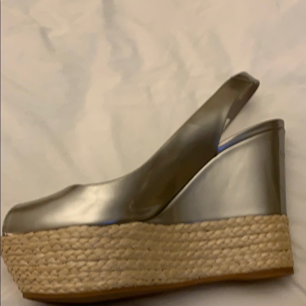 Louis Vuitton wedge platform sandals size 41